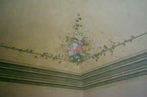 dettaglio decorazione soffitto