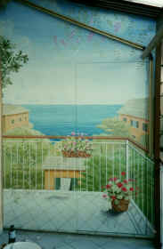 trompe l'oeil terrazzo